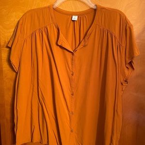 Old Navy Women's Orange Blouse